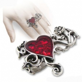 bague gothique alchemy gothic bed of blodd roses