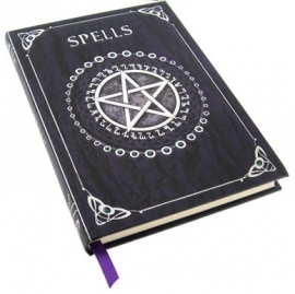Carnet Intime Gothique Spell Book Purple