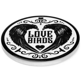 Dessous de verre Alchemy Gothic Love Birds