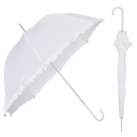 Parapluie Gothique White Lilly
