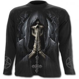Spiral Direct Death Prayer T-Shirt Spiral Direct T-Shirt Gothique Manches Longues