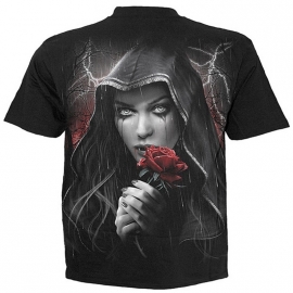spiral direct t-shirt gothique rose prayer