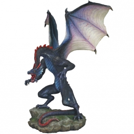 Statuette Dragon Veronese Rearing Blue