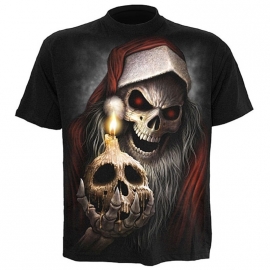 t-shirt gothique spiral direct the anti santa