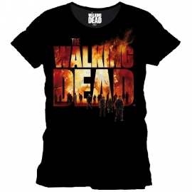 T-Shirt The Walking Dead Burning Logo
