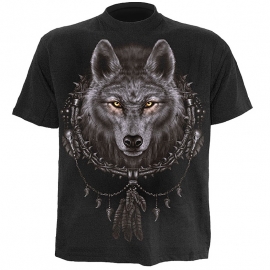 tshirt gothique spiral direct wolf dreams