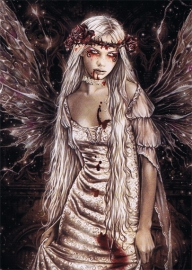 carte postale gothique victoria frances Dark Angel
