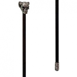 Canne Gothique Crâne Horned Skull