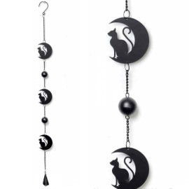 Carillon Gothique Black Cat and Moon - Alchemy Gothic HD9