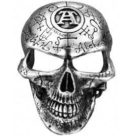 Alchemy Gothic B69 Omega Skull - Boucle de ceinture