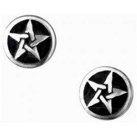 Alchemy Gothic Boucles d'Oreilles Gothiques Pentanoir E168