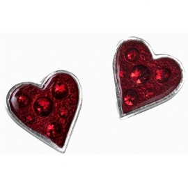 Alchemy Gothic E332 Boucles d'Oreilles Gothiques Alchemy Gothic Heart's Blood