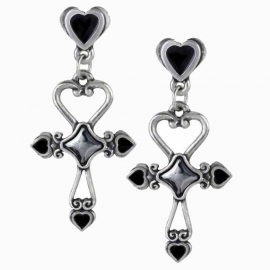 Alchemy Gothic E354 Amourankh Boucles d'Oreilles Gothiques