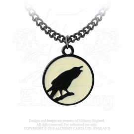 Alchemy Gothic P735 Caw at the Moon Pendentif Gothique Alchemy Gothic