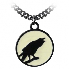 Alchemy Gothic P735 Caw at the Moon Pendentif Gothique Alchemy Gothic