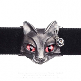 Alchemy Gothic P817 - tour de cou gothique alchemy gothic Bastet Goddess