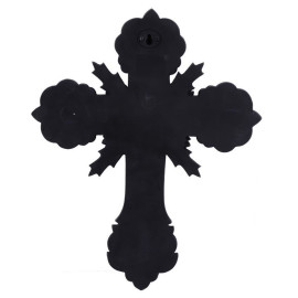 applique gothique Crucifix Cross Skull and Wings B5256S0
