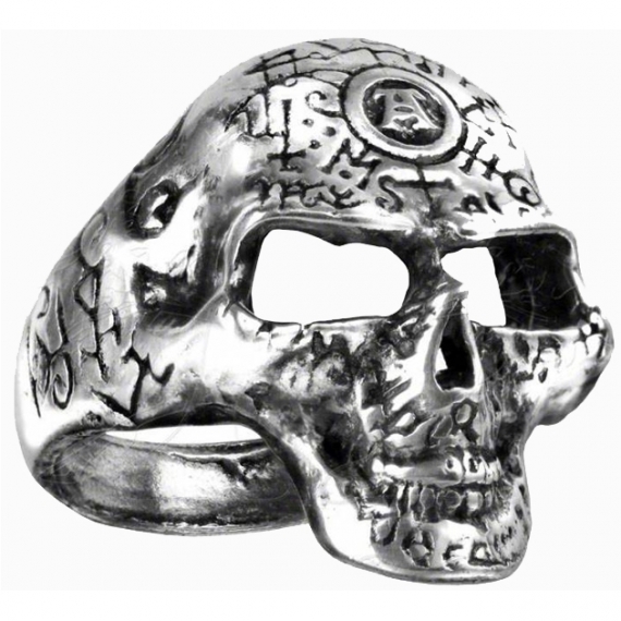 Bague Tête de Mort Alchemy Gothic 