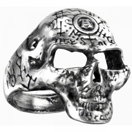 bague gothique alchemy gothic omega skull