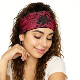 Bandeau Gothique "The Black Rose"