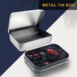 Boite Métal Gothique - Gothic Rose