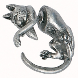 boucle d'oreille gothique chat Pass'n Thru