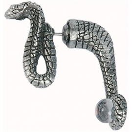 boucle d'oreille gothique serpent Pass'n Thru