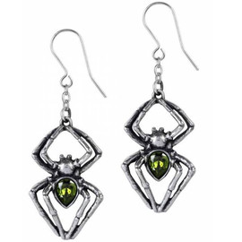 Alchemy Gothic E428 Emerald Venom - Boucles d'Oreilles Alchemy Gothic E428 Emerald Venom