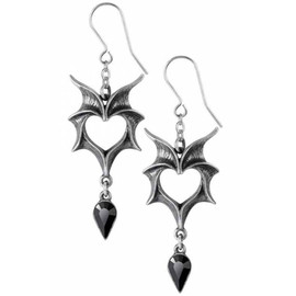 Alchemy Gothic E425 Love Bats - Boucles d'Oreilles Alchemy Gothic E425 Love Bats
