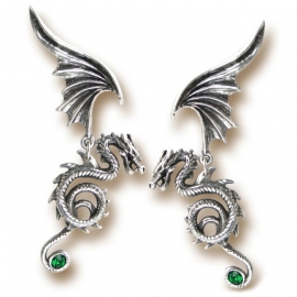 boucles d'oreilles gothiques alchemy gothic bestia regalis