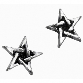 boucles d'oreilles gothiques alchemy gothic pentagram
