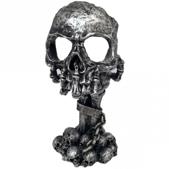 Bougeoir Macabre Silver / Bougeoirs Gothiques