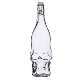 Bouteille en Verre Crâne