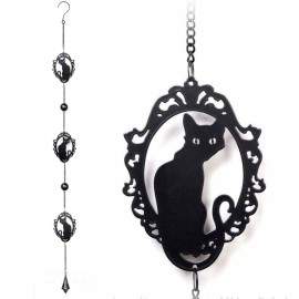 Carillon Gothique Cat Silhouette - Alchemy Gothic HD20