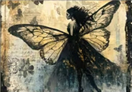 Carte postale Gothique - Darkness Fairy #1