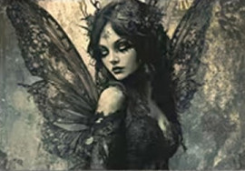 Carte postale Gothique - Darkness Fairy #4