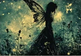 Carte postale Gothique - Darkness Fairy #7