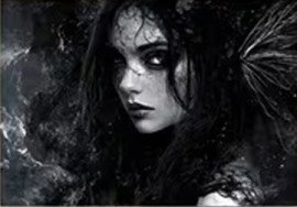 Carte postale Gothique - Darkness Fairy #8