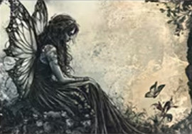 Carte postale Gothique - Darkness Fairy #13