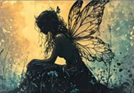 Carte postale Gothique - Darkness Fairy #14