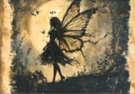 Carte postale Gothique - Darkness Fairy #20