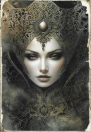 Carte Gothique Dark Queen #11