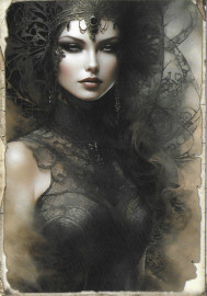 Carte Gothique Dark Queen #15