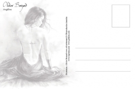 carte postale gothique angeline de olivier bernard
