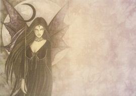 Carte Double "Gothic Fairy"