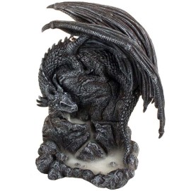 Environ 18/ cm Noir Nemesis Now Bo/îte /à Tarot en r/ésine avec Figurine Dragon Taille Unique