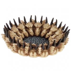 Cendrier Gothique crânes de Dragons