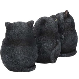 Figurine Three Wise Fat Cats B3655J7