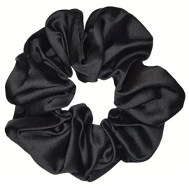 Chouchou Gothique Black Satin