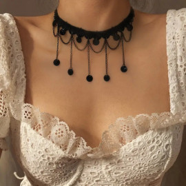 Collier Gothique Black Charms